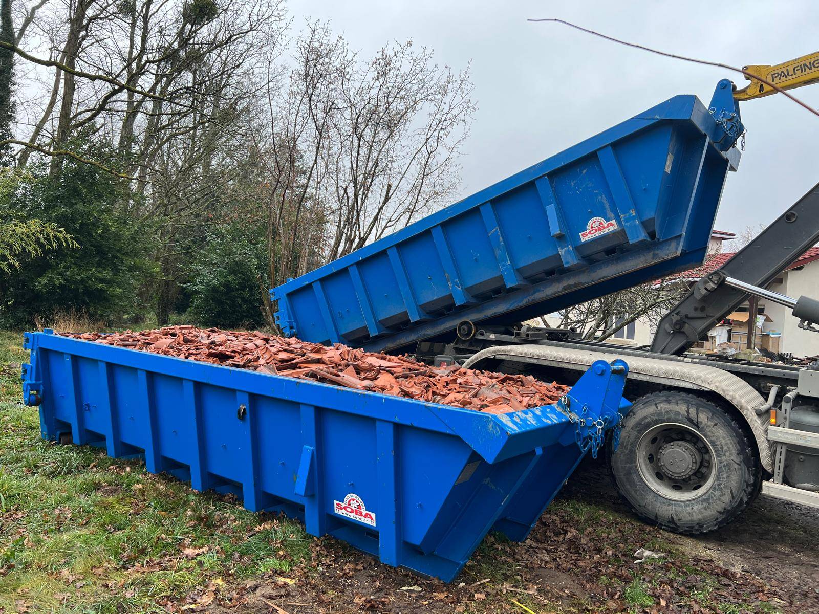 Commande benne ou big bag pour chantier Pessac