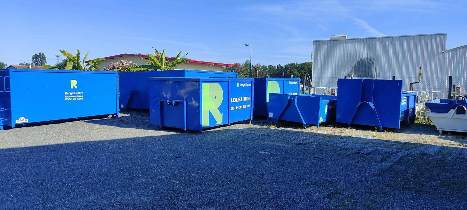 Location de benne pour gravats, bois, DIB sur Bordeaux et toute la gironde