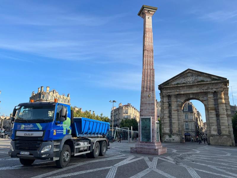 benne gravats bruges en gironde 