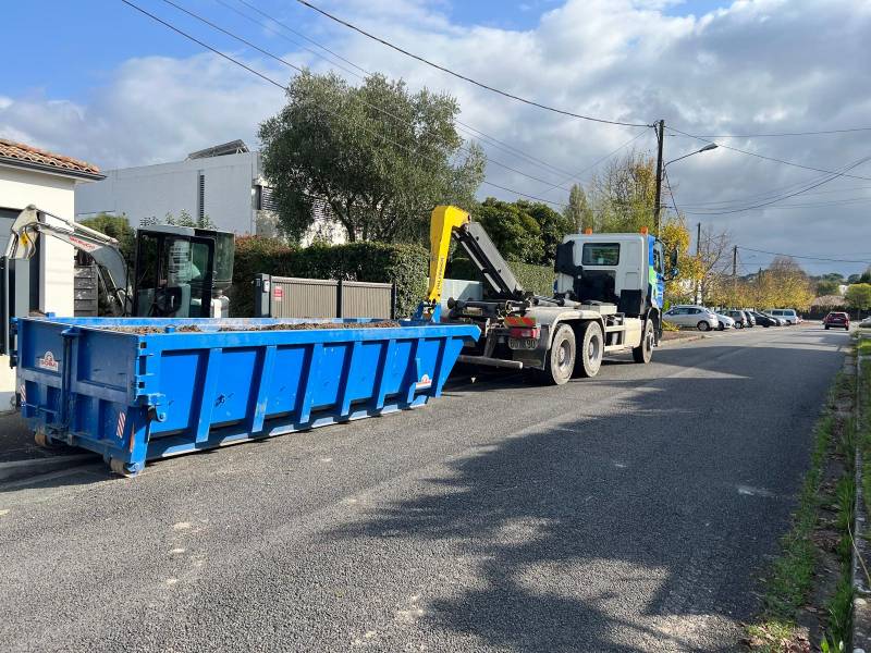 location de benne de 8m3 pour des gravats à Lormont en Gironde