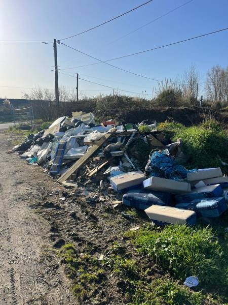 Dépôt sauvage en Gironde 