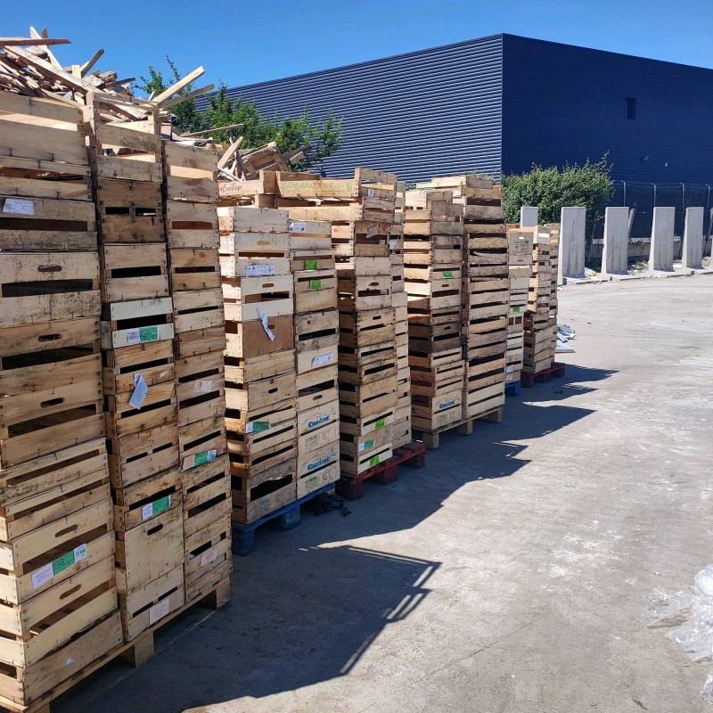 Collecte et recyclage des cagettes et palettes bois à Eysines en Gironde