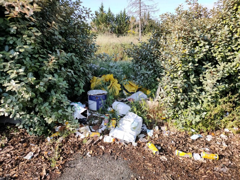 Débarras, collecte et recyclage des déchets d'un dépôt sauvage sur la commune de Bègles
