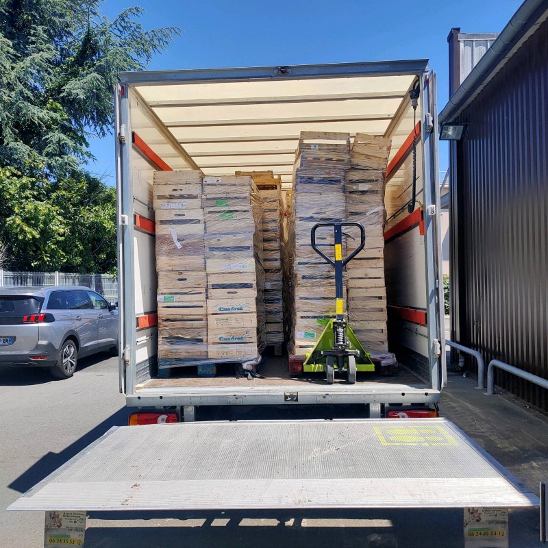 Evacuation et recyclage des cagettes et palettes bois à en Gironde