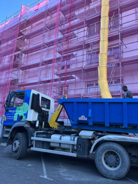 chargement sur place gravats Lormont en gironde 33